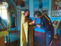 Служба в день празднования Иконе Божией Матери именуемой Почаевская ,в Днепропетровской исправительной колонии ДИК-89