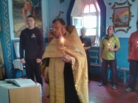 Служба в день празднования Иконе Божией Матери именуемой Почаевская ,в Днепропетровской исправительной колонии ДИК-89