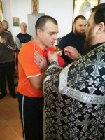 Сповідь та причастя чоловіків відбулось у Дніпровській установі виконання покарань (№4)