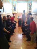 Літургія в Каплиці на честь Благорозумного Розбійника Дніпровської установи виконання покарань (№4)